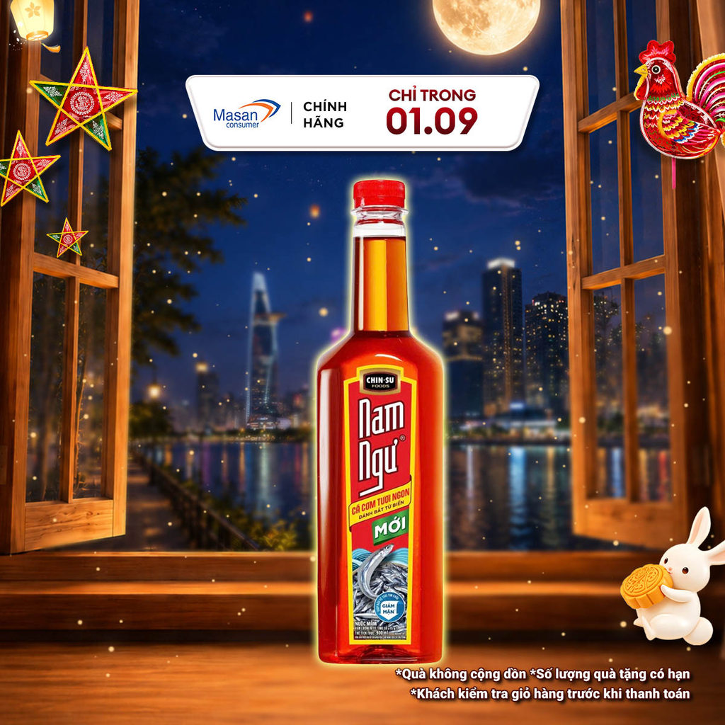 (Chọn loại) Nước mắm Nam Ngư 500ml/750ml/900ml