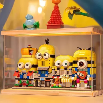 Đồ chơi giáo dục Tương thích với đồ chơi xếp hình LEGO Tương thích với LEGO về hàng hóa Khuyến nghị / Minions Street View Khối xây dựng lắp ráp Đồ chơi giáo dục Bé trai Bé gái Trẻ em Quà tặng sinh nhậ