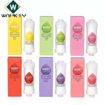 Hộp lọc vòi hoa sen nước hoa WAPKTY, Bộ lọc đầu vòi hoa sen Vitamin C cao áp, Bộ lọc cấp Spa Rose Tạp chất Tắm chăm sóc da Máy lọc vòi hoa sen Khách sạn / Ký túc xá