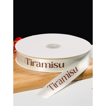 2.5cm Hộp Bánh Đóng Gói Ruy Băng Ruy Băng Tiramisu Nướng Hộp Quà Tặng Ruy Băng Trang Trí Ruy Băng Cuộn Lớn