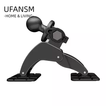 Giá đỡ đầu bóng UFASM, Giá đỡ điện thoại xoay 360 độ 17mm, Đế gắn có thể điều chỉnh Giá đỡ điện thoại di động Giá đỡ hỗ trợ bảng điều khiển ô tô