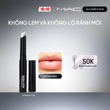 Son lót dưỡng ẩm MAC Prep + Prime Lip 1.7g | Làm mịn và làm đầy rãnh môi giúp son lên màu chuẩn xác
