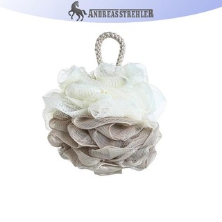 Onetimingfine Tắm Lưới Bọt Biển Tắm Puffs Bong Bóng Body Tẩy Tế Bào Chết Bàn Chải Mềm Tẩy Tế Bào Chết Da Mặt Sau Bàn Chải Đồ Dùng Phòng Tắm VN
