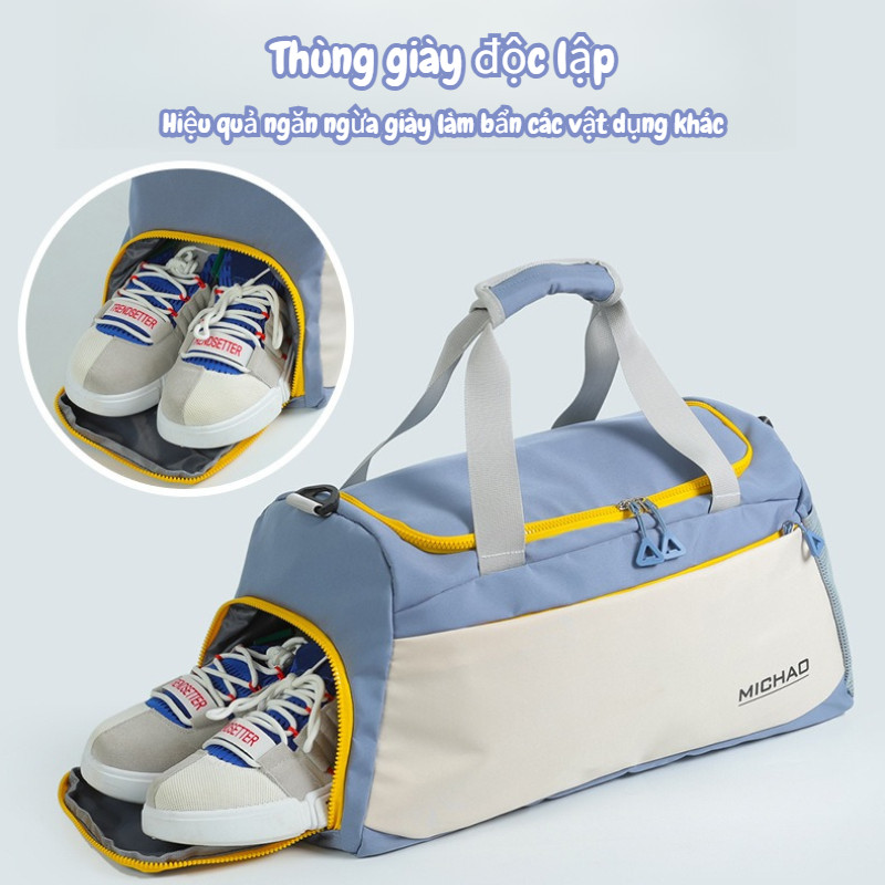 Túi du lịch xách tay đa chức năng Không thấm nước Kích thước lớn Thiết kế đa thùng Giá trị nhan sắc cao