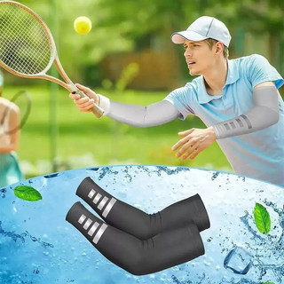 Tay sọc phản quang làm mát, chống nắng UV, thiết kế nén thể thao dành cho golf và hoạt động ngoài trời