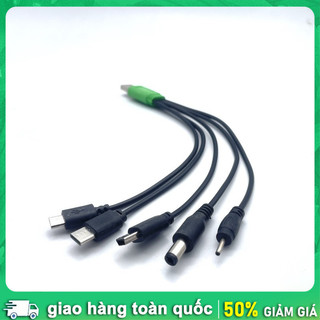 Cáp USB Sạc Đa Năng 5.5mm 3.5mm 2.5mm – Cáp Đầu Tròn Tiện Dụng Cho Thiết Bị Cũ, Nguồn Điện DC