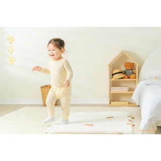 Punchun AW2025 Bộ dài cổ tròn Power cho bé T10.2