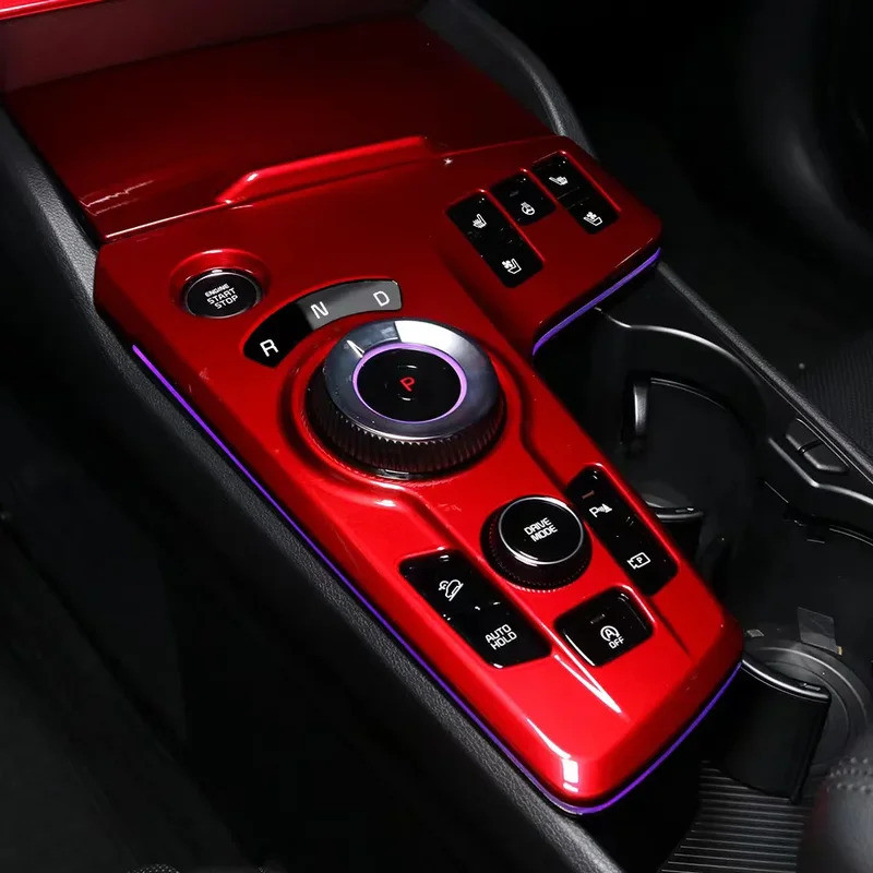 Dành Cho Xe Kia Sportage NQ5 2022 2023 Tay Trái Lái Xe Ô Tô Bảng Điều Khiển Trung Tâm Bánh Răng Dịch Chuyển Bao Trung Tâm Decal Bảo Vệ Miếng Dán