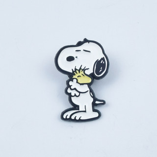 2 Cái / bộ Hoạt Hình Snoopy Thổ Cẩm Học Sinh Dễ Thương Schoolbag Trang Trí Pin Hợp Kim Huy Hiệu Trẻ Em Giáng Sinh