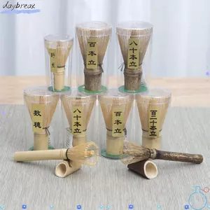 DAYBREAK Chasen, Bộ trà Nhật Bản Máy đánh trứng Matcha tái sử dụng, Bột trà xanh Matcha tre hữu ích Phụ kiện nhà bếp