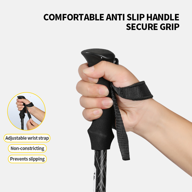 Giày đi bộ ngoài trời Camel Crown nhôm cực nhẹ, có thể gấp lại tiện lợi