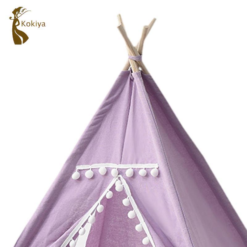 Lều Teepee dành cho trẻ em để vui chơi trong nhà và ngoài trời, Quà tặng cho không gian sinh hoạt