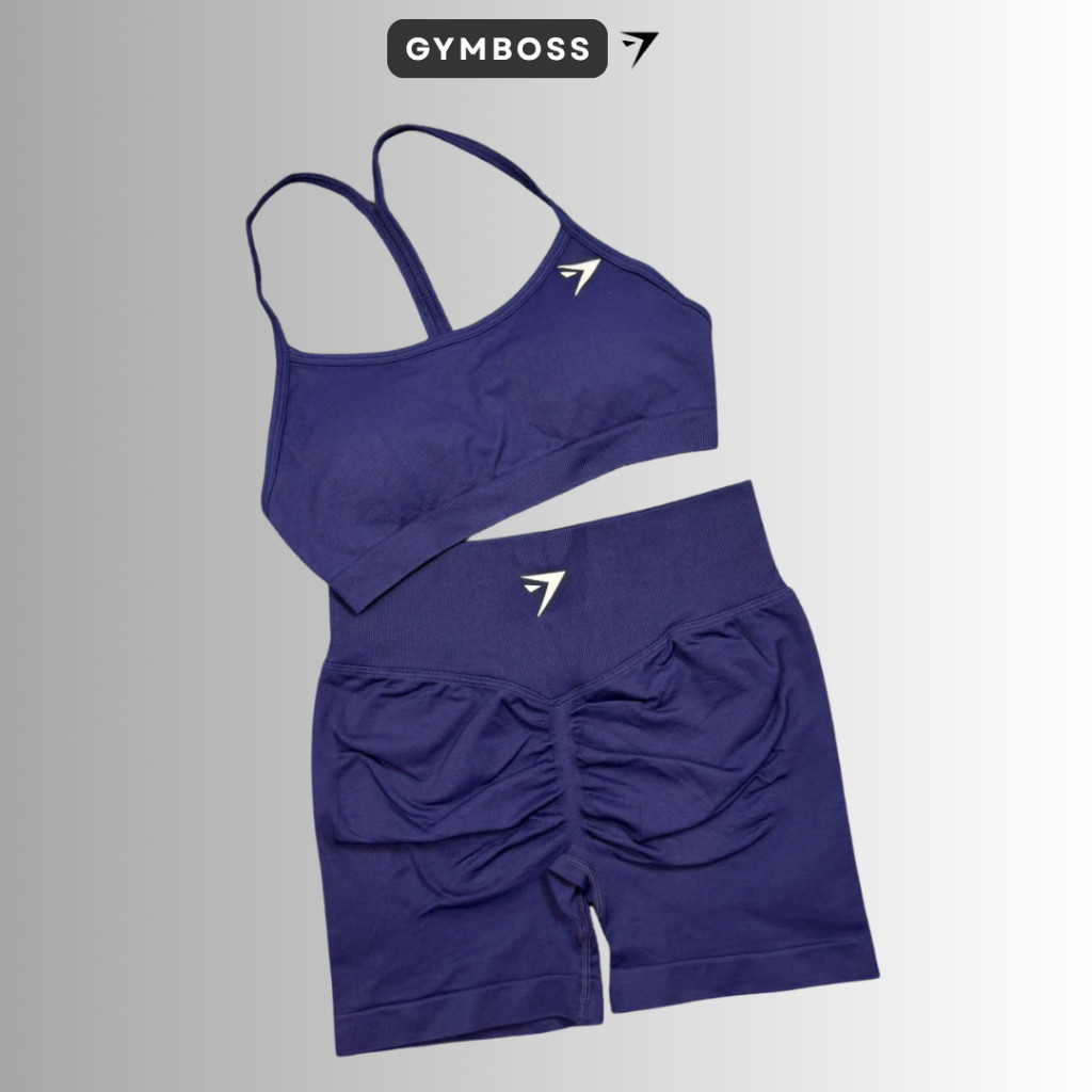 Bộ Quần Áo Tập Gym,Yoga,Chất Dệt 10% Elast Cao Cấp,Sẵn Mút Tiện Lợi Tôn Form Tôn Dáng GB324
