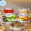 Hộp đựng thực phẩm Pufangbliss có thiết kế rõ ràng và đĩa thoát nước cho dã ngoại ngoài trời VN