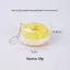 Móc khóa bánh rán kem thực tế Squishy Trang trí giảm căng thẳng