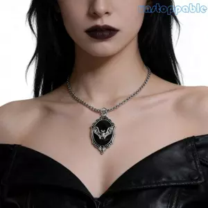 Unstop * Mặt dây chuyền hình dơi Gothic độc đáo Trang sức chuỗi cổ cho trang phục hàng ngày và sự kiện đặc biệt