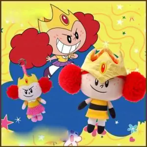 HK1 The Powerpuff Girls Công chúa Morbucks Mojo Jojo Nhân vật phản diện dễ thương Túi búp bê sang trọng Charm plushie KH1