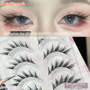 FAVORITEGOODS DIY Mi Nối Dài, Dễ Dàng Đeo Lông Mi Giả Mắt C, Hợp Thời Trang 7-13MM Lông Mi Giả Có Thể Tái Sử Dụng Màu Đen Hàng Ngày