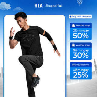 Áo Thun Lạnh Nam HLA – Nhanh Khô, Làm Mát, Chống Nắng UPF50+, Phù Hợp Chạy Bộ Và Tập Luyện