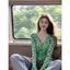 Áo thun dài tay in họa tiết bướm thoáng khí mùa hè Slim-Fit Slimer Look Temperament Top