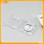 Hộp đựng phấn mắt vuông Mini VFZ có nắp trong suốt & tấm nhôm Nhựa DIY Blush Hộp đựng dụng cụ trang điểm Louislifecool