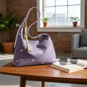 Túi đeo chéo thêu ngôi sao đơn giản thời trang BeautifulHomeA, Túi đeo vai dễ thương Tote dung tích lớn dành cho nữ Túi xách Túi tote VN