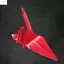 Cần cẩu giấy ảo thuật ZENZON, Cận cảnh ảo ảnh sân khấu Origami Crane Magic, Hiệu suất sân khấu Phụ kiện Gimmick Vải trắng đỏ Đạo cụ cần cẩu Đồ chơi trẻ em