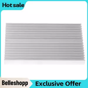 Belleshopp Tản Nhiệt 100X60X10 Mm PCB Nhôm Mát Làm Mát Vây Tự Làm Dạng Lưới Tản Nhiệt Hình Tản Nhiệt Chip Cho Máy Tính LC đèn LED Transistor Công Suất