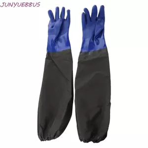 JUNYUE88US 1 Đôi Găng Tay Chống Thấm Nước Bảo Vệ Lao Động, Găng Tay Cao Su Có Thể Tái Sử Dụng Kéo Dài, Găng Tay Làm Vườn Tay Chống Mài Mòn Chống Trơn Trượt Găng Tay An Toàn Làm Việc Sân Vườn Ngoài Trời