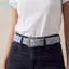 Đai Sequin FUJIZOU, Đai Khóa Kim Loại Bông Tai Kẹp Phong Cách Hàn Quốc, Thời Trang Rách Thẩm Mỹ Y2k Denim Thắt Lưng Rộng Phụ Kiện Quần Áo
