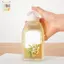 550g Hộp Đựng Mật Ong Trong Suốt Không Rách Mật Ong Bóp Chai Giấm Dầu Xi-rô Chai Nồi Dụng Cụ Nhà Bếp ELWW