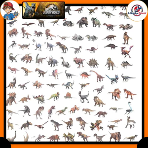 Audiofan Jurassic Dinosaur Stickers — Vinyl Waterproof Stickers (Dinosaurs) for Water Bottles, Luggage, Educational Incentives, Gifts for Kids, Teens, and Adults — 100 Pieces