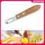 JASMINE 1 Máy gọt vỏ chanh bằng thép không gỉ Dụng cụ gọt vỏ trái cây chống ăn mòn Thân thiện với môi trường Tay cầm gỗ chống rỉ Dụng cụ nhà bếp Paring JASMINE