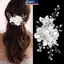 MAKY Ngọc Trai Kim Cương Giả Hoa Cưới Tóc Phụ Kiện Tóc Cho Nữ Handmade Đính Hạt Kẹp Tóc Đồ Trang Trí Tóc Trang Sức Cô Dâu Mũ Đội Đầu VN