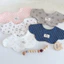 Bbn Nút Thắt Yếm Hanruian Thành Phố Cotton Yếm Phiên Bản Khăn Nước Bọt Cho Bé Hai Mặt Túi Bảo Vệ