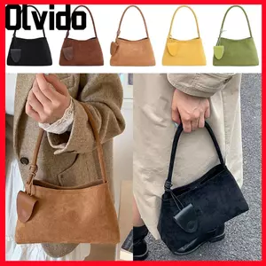 Túi đeo vai OLVIDO, Túi Tote sức chứa lớn nhiều màu, Túi đeo tay cầm thoải mái PU mờ sáng tạo Sử dụng hàng ngày