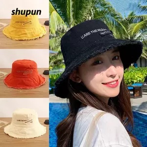 Mũ chống nắng SHUPUN, Mũ chống nắng ngoài trời thoáng khí, Chống tia cực tím thời trang Vành rộng màu trơn mùa hè