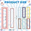 Bộ khung ảnh DONOVANQQ, Khung ảnh tủ lạnh đầy màu sắc DIY, Trang trí nhà cửa Khung dọc sáng tạo chống trầy xước Giá đỡ ảnh Trang trí tủ lạnh