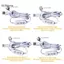 GCDHome DC 5V Đèn LED có thể điều chỉnh độ sáng 5730 SMD Đèn LED DIY Bóng đèn LED có thể điều chỉnh USB Bộ điều chỉnh trong nhà và ngoài trời Học tập và làm việc Đèn sạc HOT