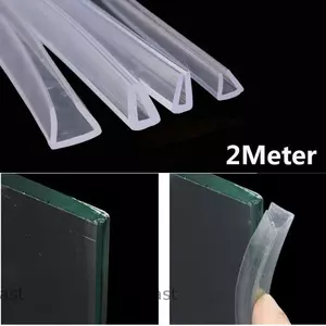 CAST 2 mét Băng Niêm Phong Cửa Tắm Hữu Ích Weatherstrip Hình Chữ U Nhiều Kích Thước Kính Bảo Vệ Viền
