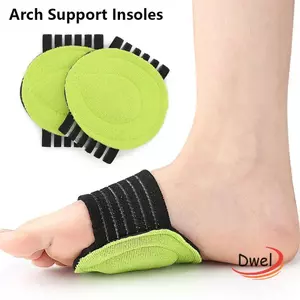DWEL 1 Cặp Chân Vòm Nẹp, Thoáng Khí Chân Đế Hỗ Trợ Vòm Dây Hỗ Trợ, Giày Silicon Giảm Đau Chân Miếng Lót Phụ Kiện Chăm Sóc Chân