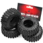 4 Lốp Cao Su Dính Siêu Mềm 66mm 1.3 Inch Cho 1 / 24 1 / 18 SCX24 TRX4M FCX24 AX24 RC Bánh Xe Nâng Cấp
