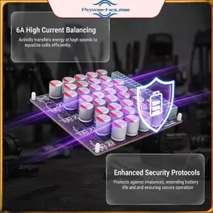 Bảng cân bằng lai chủ động POWER BMS 6A 3S 4S 6S 8S 17S để nâng cấp Lifepo4 18650 EV.