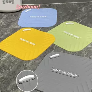Nhà Vệ Sinh Nhà Bếp Silicon Tấm Thoát Nước Sàn Chống Côn Trùng Niêm Phong Nắp Thoát Nước Silicon Bồn Rửa Nhà Bếp Bồn Tắm Chặn Tóc Phòng Tắm
