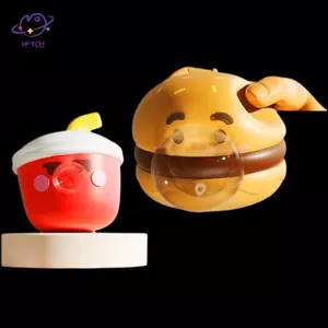 HFTOY Dòng Thực Phẩm Dễ Thương Phun Bong Bóng Bóp Đồ Chơi Lo Âu Giảm Căng Thẳng Cảm Giác Chống Căng Thẳng Đồ Chơi Dành Cho Người Lớn Đồ Chơi Trẻ Em Quà Tặng ~