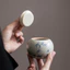 Lon Trà Gốm Kín Di Động Lon Nhỏ Hộ Gia Đình Du Lịch Trà Lon Vẽ Tay Tre Trà Bảo Quản Lon Trà Kho KS2Z