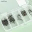 Ziyulinyuk 100 cái / hộp Đầu nối câu cá bằng thép không gỉ Pin 4 # 6 # 8#10#12# Vòng bi lăn xoay với phụ kiện thu hút móc câu cá VN