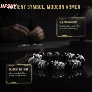 HFSHY 10 Chiếc Tinh Tế Khắc Hợp Kim Rồng Hạt Cho DIY Bện Vòng Tay Nelace Mặt Dây Chuyền Trang Sức Thủ Công Làm Đồ Dùng VN