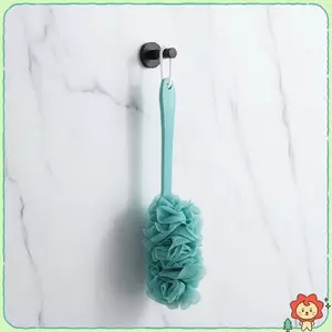 Tay cầm dài Ba Bàn chải tắm chống trượt Máy chà sàn cơ thể tẩy tế bào chết mềm để sử dụng làm sạch da sâu