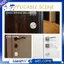 2 Chiếc Cửa Nắp Lỗ Cửa Tấm Độn Cửa Thép Không Gỉ Núm Cửa Tấm, Tăng An Ninh Gia Đình Trên Cửa Vào